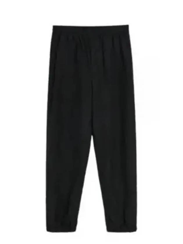 24 HIGH COUNT WOOL POPLIN PANTS BLACK A24SP03WP - AURALEE - BALAAN 1