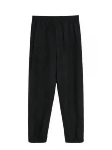 24 HIGH COUNT WOOL POPLIN PANTS BLACK A24SP03WP - AURALEE - BALAAN 1