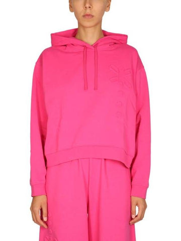 Hooded Sweatshirt 677342 RTJ116034 FUCHSIA - ALEXANDER MCQUEEN - BALAAN 1