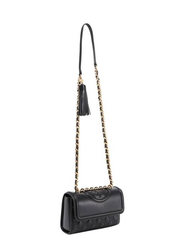 Small Fleming Convertible Shoulder Bag Black - TORY BURCH - BALAAN 4