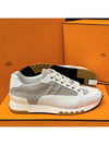 Men's Trail Sneakers Calfskin Multicolor Beige White - HERMES - BALAAN 8