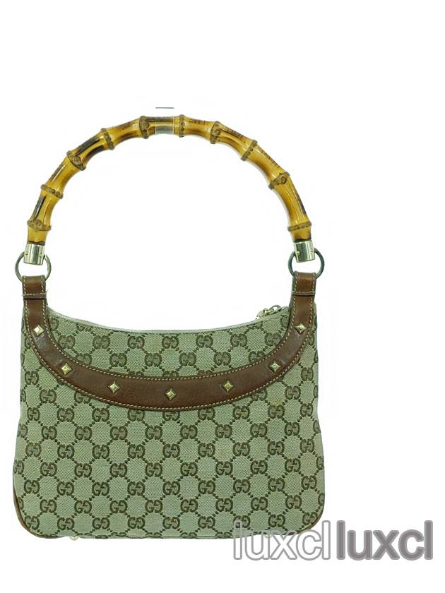 GG jacquard vintage bamboo tote bag 137378 - GUCCI - BALAAN 3