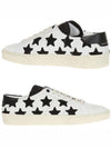 Star Black Tab Low Top Sneakers White - SAINT LAURENT - BALAAN 2