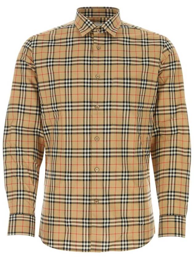 Vintage Check Pattern Long Sleeve Shirt Beige - BURBERRY - BALAAN 2