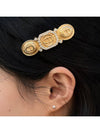 Gold stone CD hairpin hair accessory 3VDIA24282 - DIOR - BALAAN 9