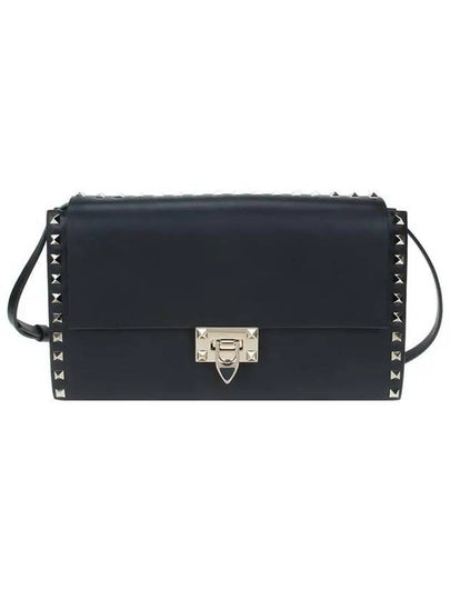 Rockstud Shoulder Bag Black - VALENTINO - BALAAN 2