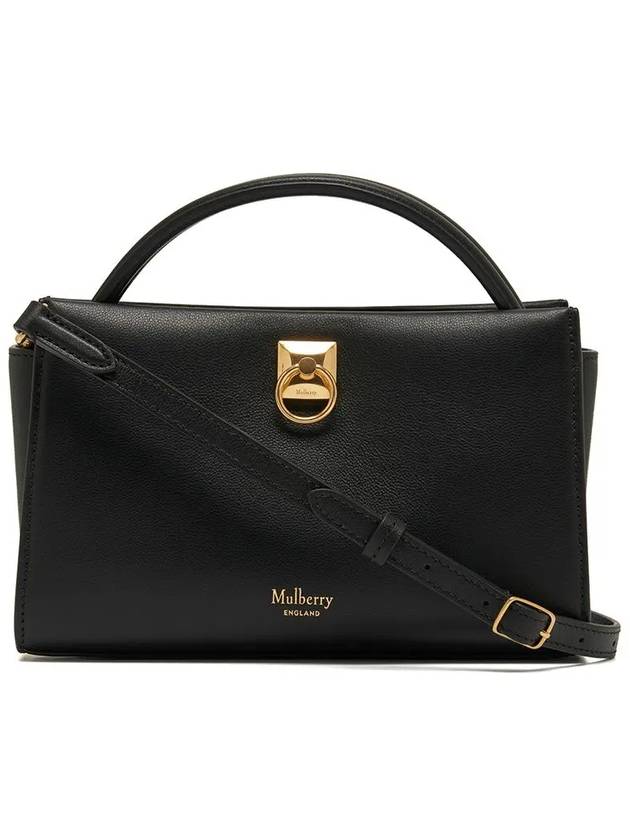 Iris Classic Mini Shoulder Bag Black - MULBERRY - BALAAN 4