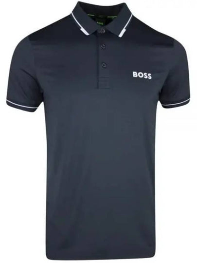 Paul Pro Slim Fit Polo Shirt Dark Navy - HUGO BOSS - BALAAN 2