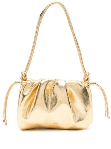 Ninon Metallic Effect Shoulder Bag Gold - A.P.C. - BALAAN 1