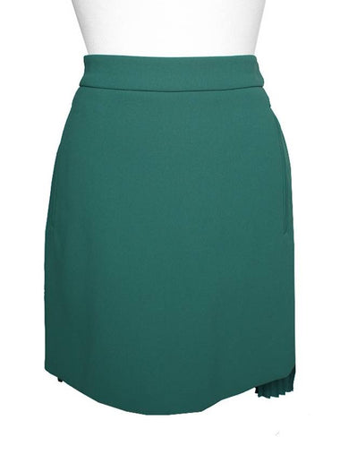 Green Tiered Pleated Skirt 55 - Nº 21 - BALAAN 1