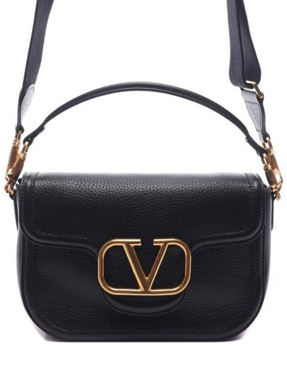 Alltime Soft Grain Calfskin Shoulder Bag Black - VALENTINO - BALAAN 2