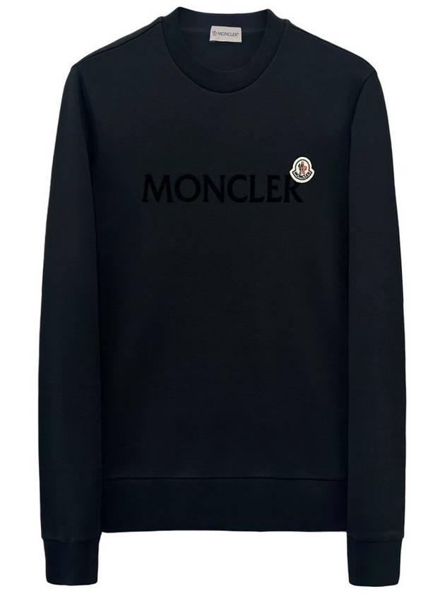 Logo Patch Sweatshirt 8G00039 - MONCLER - BALAAN 1