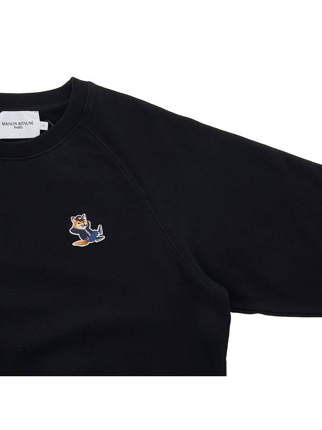 Dressed Fox Patch Sweatshirt Black - MAISON KITSUNE - BALAAN 5