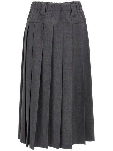 Brunello Cucinelli Pleated Skirt - BRUNELLO CUCINELLI - BALAAN 1