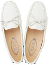 Women's Gommino Driving Shoes White - TOD'S - BALAAN 3