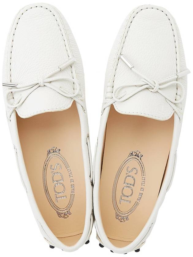 Women's Gommino Driving Shoes White - TOD'S - BALAAN 3