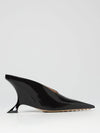 Rocket Leather Pump Mule Heel Black - BOTTEGA VENETA - BALAAN 3