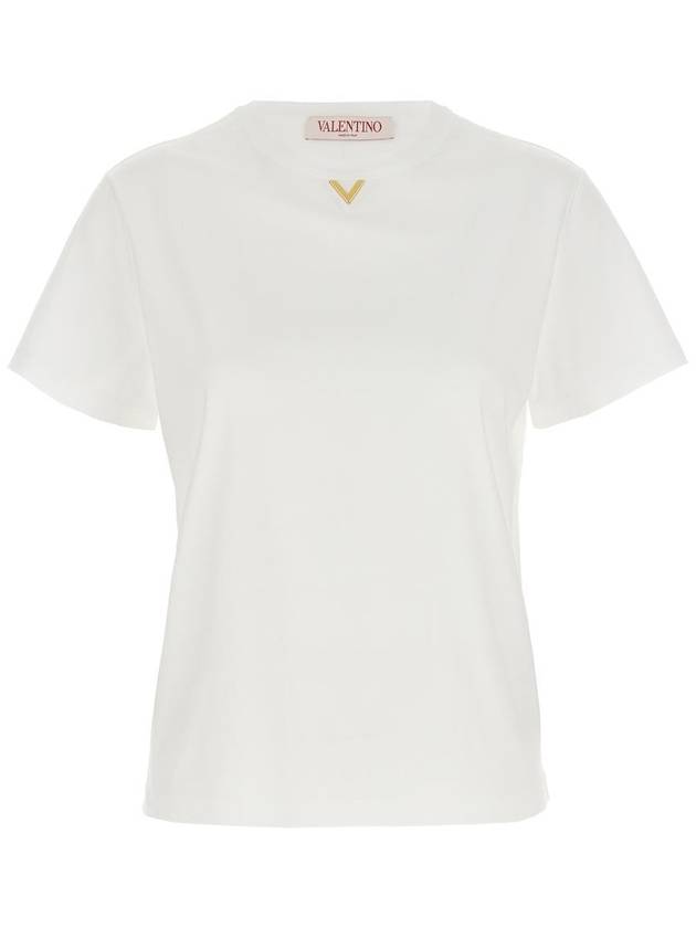 Valentino Garavani Valentino 'V Gold' T-Shirt - VALENTINO - BALAAN 1