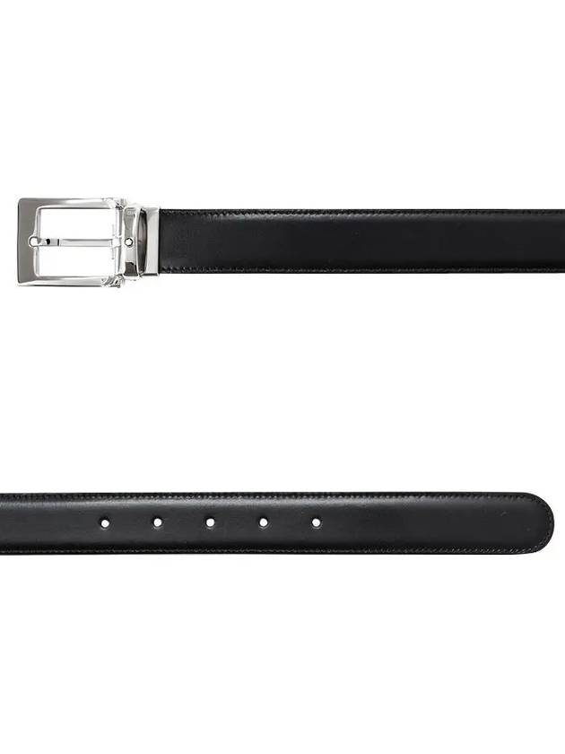 Reversible Leather Belt Black Brown - MONTBLANC - BALAAN 3