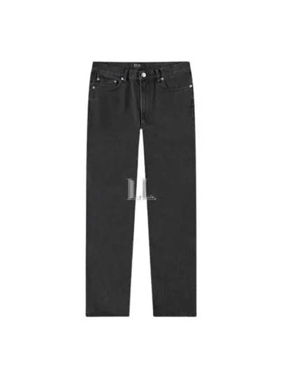 Men's Martin Straight Jeans Black - A.P.C. - BALAAN 2