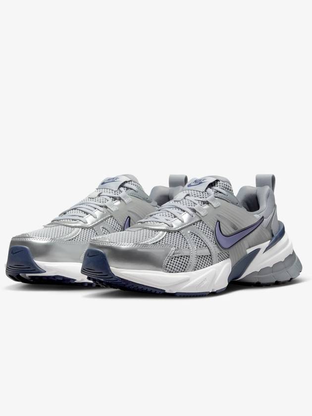 V2K Run Pure Platinum Low Top Sneakers Wolf Grey - NIKE - BALAAN 6