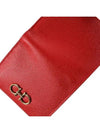 Gancini Compact Half Wallet Red - SALVATORE FERRAGAMO - BALAAN 6