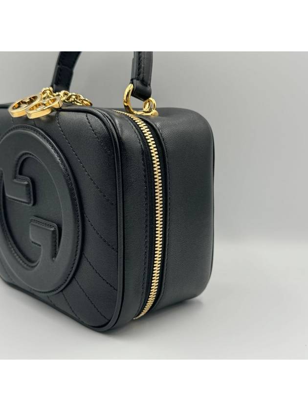 Blondie Top Handle Bag Black 744434 - GUCCI - BALAAN 4