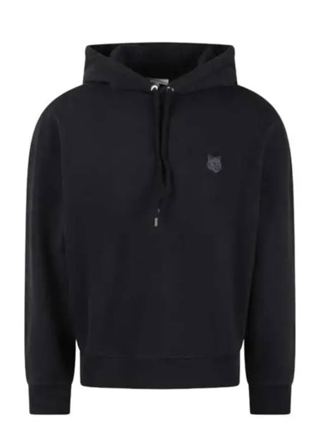 Bold Fox Head Patch Oversize Hoodie Black - MAISON KITSUNE - BALAAN 2