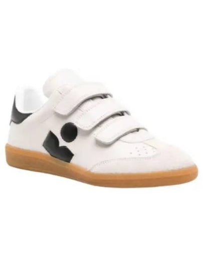 Logo Leather Low Top Sneakers White - ISABEL MARANT - BALAAN 2