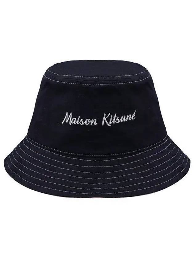 Workwear Bucket Hat Dark Navy - MAISON KITSUNE - BALAAN 2