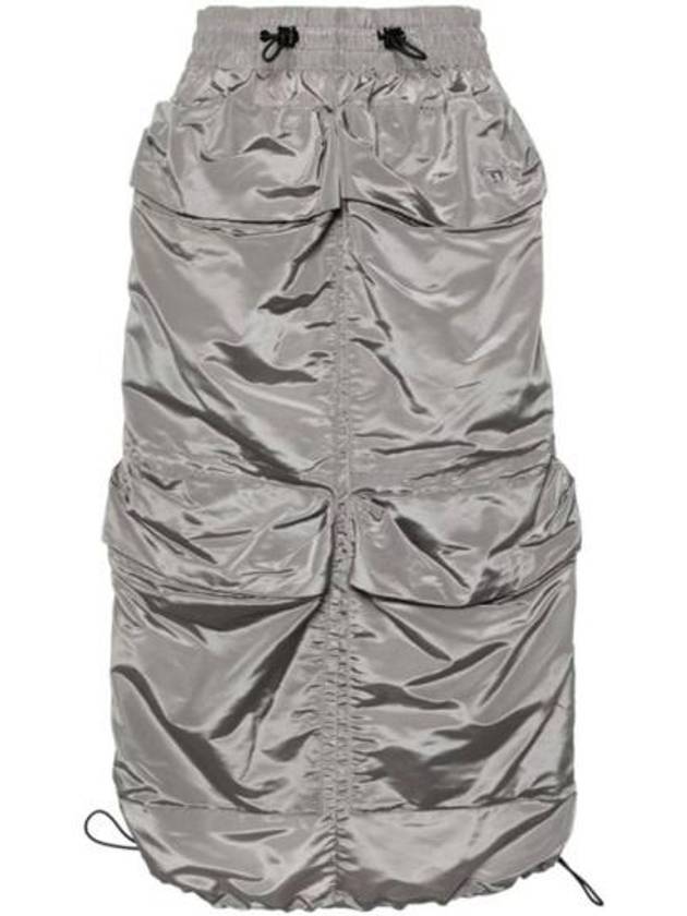 O Windy Cargo A Line Skirt Grey - DIESEL - BALAAN 2