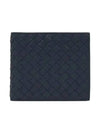 Intrecciato Calf Leather Half Wallet Navy - BOTTEGA VENETA - BALAAN 4