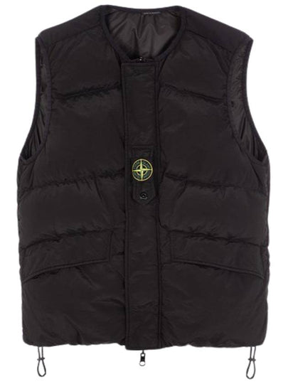 Econyl Reversible Compass Logo Vest Black - STONE ISLAND - BALAAN 2