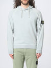 Men's Waffen Patch OLD Treatment Cotton Hoodie Sky Blue - STONE ISLAND - BALAAN 2