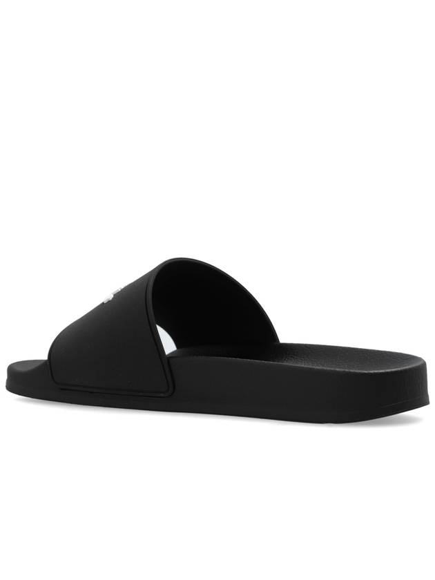 Palm Angels Slides With Logo, Men's, Black - PALM ANGELS - BALAAN 5