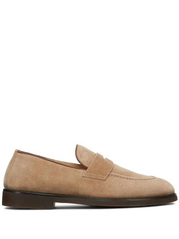 Penny Suede Loafers Beige - BRUNELLO CUCINELLI - BALAAN 1