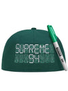 Sharpie Box Logo New Era Dark Green 24SS Sharpie Box Logo New Era Dark Green 24SS - SUPREME - BALAAN 3