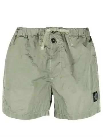 Wappen Patch Nylon Metal Swim Shorts Light Green - STONE ISLAND - BALAAN 1