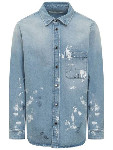 Darkpark Victor Shirt In Denim - DARKPARK - BALAAN 1