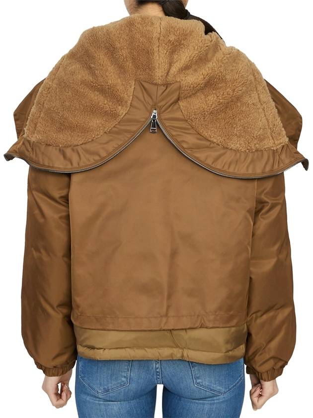 Agora Hooded Padding Brown - MAX MARA - BALAAN 7