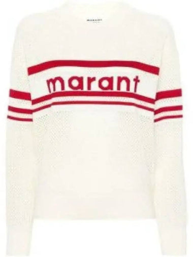 24 ARWEN PU0407FA B1L10E 23EC logo sweater 1213784 - ISABEL MARANT - BALAAN 1