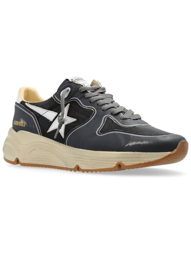 Running Sole Leather Low Top Sneakers Navy - GOLDEN GOOSE - BALAAN 3