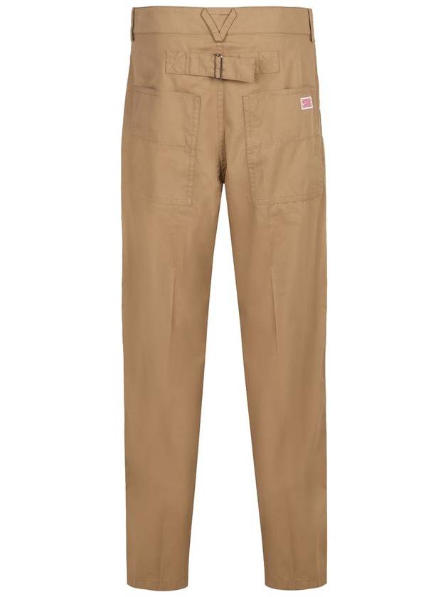 Twill Cargo Straight Pants Beige - BOTTEGA VENETA - BALAAN 3