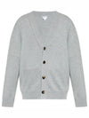 Classic Cashmere Cardigan Grey - BOTTEGA VENETA - BALAAN 2