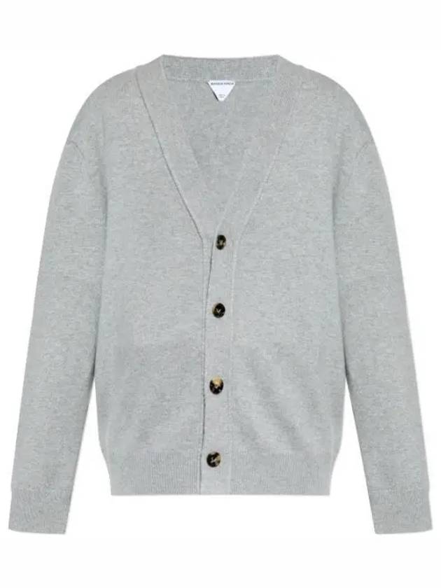 Classic Cashmere Cardigan Grey - BOTTEGA VENETA - BALAAN 2