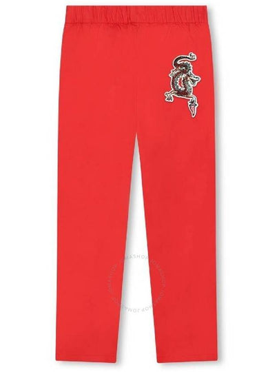 Kenzo Boys Logo Patch Cotton Sweatpants Size 6Y - KENZO - BALAAN 2