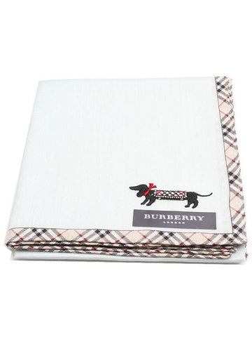 Dachshund embroidered handkerchief - BURBERRY - BALAAN 1