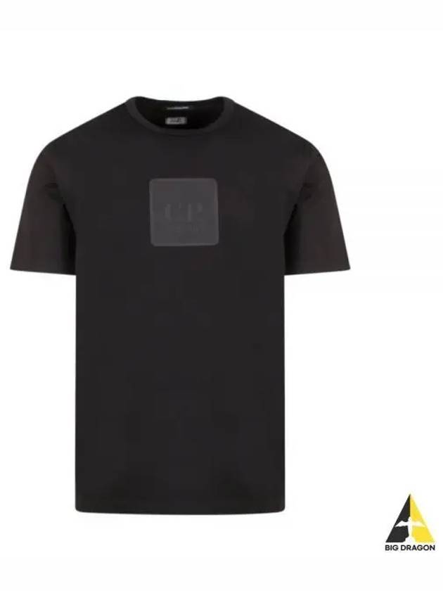 Cotton Short Sleeve T-Shirt Black - CP COMPANY - BALAAN 2