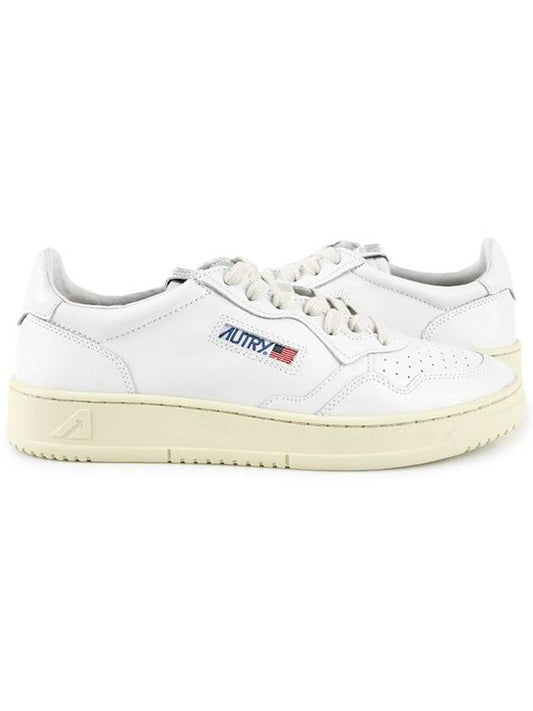 Medalist Leather Low Top Sneakers White - AUTRY - BALAAN 2