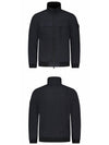 Garment Dyed Crinkle Reps R-Nylon Jacket Blue - STONE ISLAND - BALAAN 5